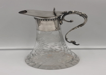 Discover Rare Antique Claret Jugs: Elegant Glass and Silver Pieces