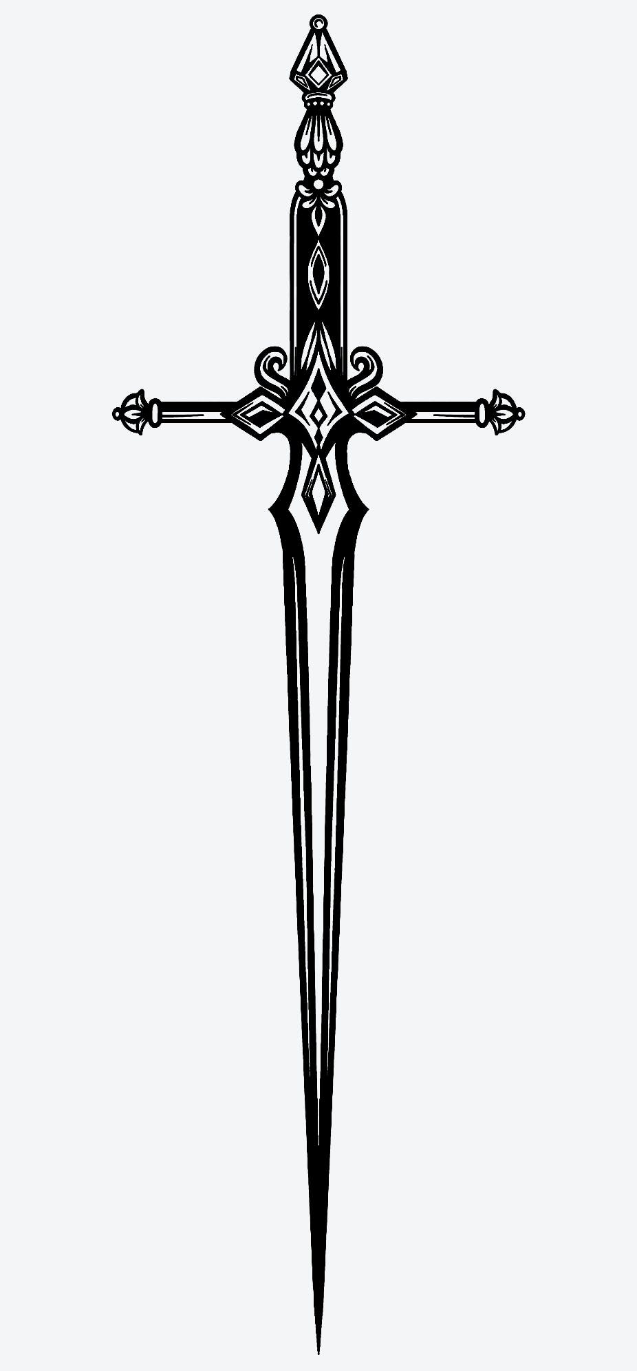 Sword Tattoo on the Back: A Powerful Symbol of Resilience and Justice