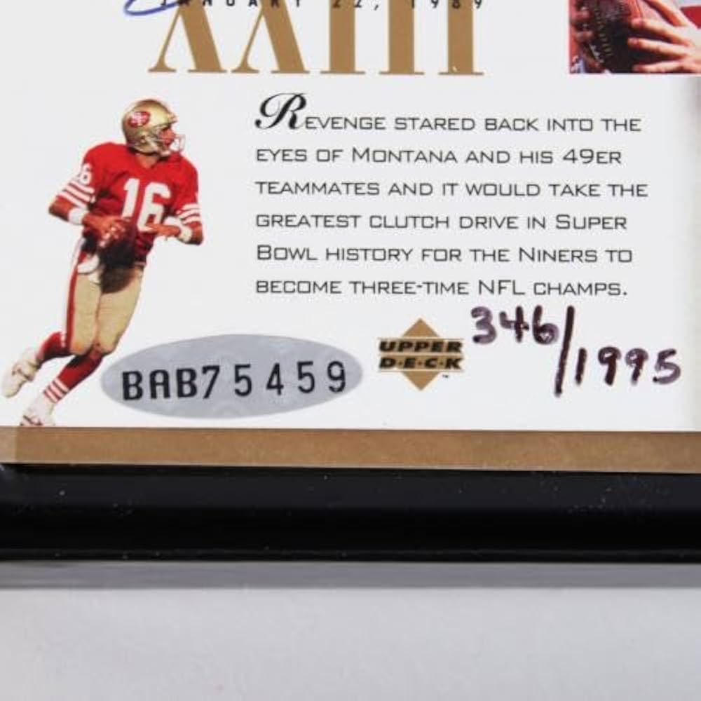 Explore Upper Deck Joe Montana Football Cards: Complete Career Sets & More