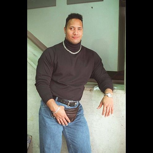 The Rock Black Turtleneck Look: Why Dwayne Johnsons Iconic 90s Style Still Resonates