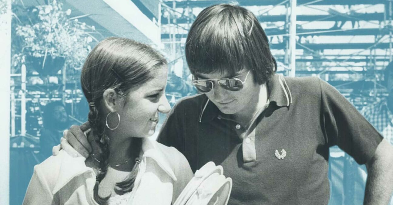 Chris Evert and Jimmy Connors Wedding The Day Tennis Stood Still
