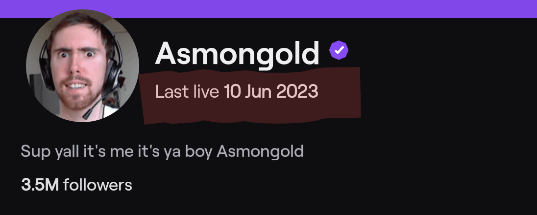 The Truth Behind Asmongold Not Streaming on Main: Is It Over?