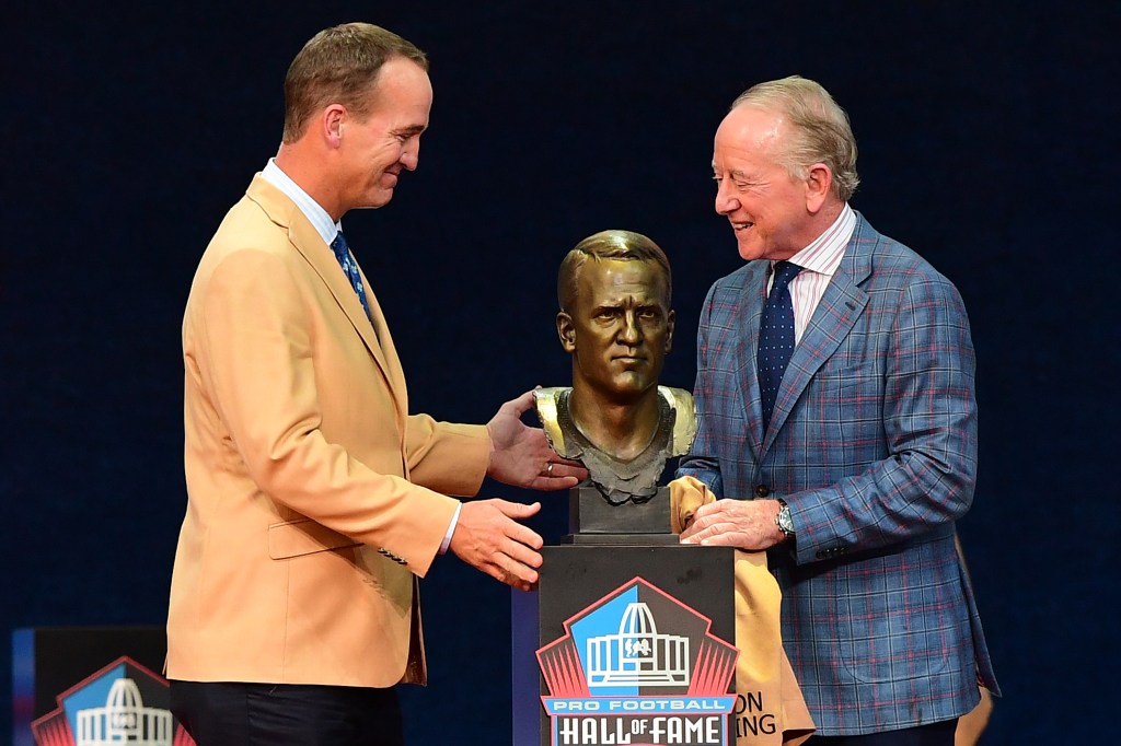 Peyton Manning: Hall of Fame career in review, a legendary quarterback.