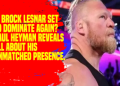Paul Heyman and Brock Lesnar: A Look at Their Iconic Partnership in WWE