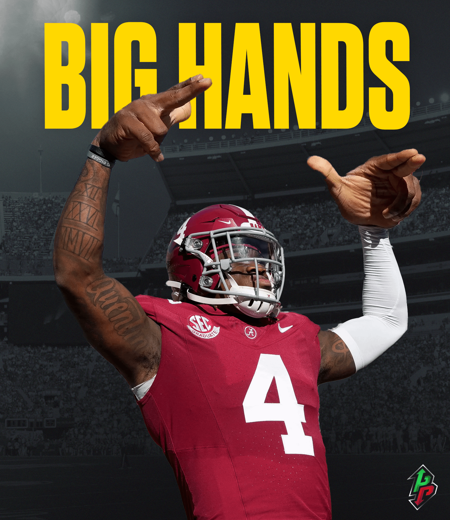 Is Jalen Hurts hand size considered small for the NFL? Comparing his measurement to other top quarterbacks.