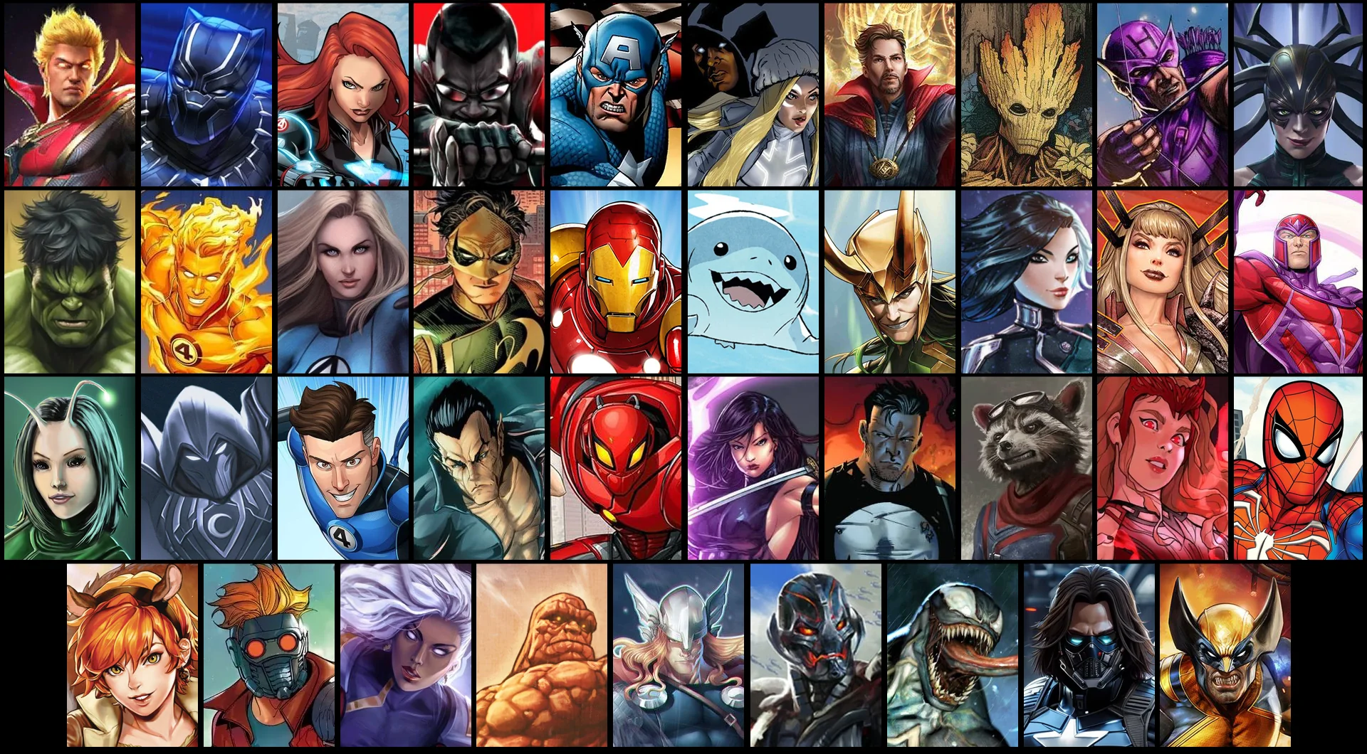 Want the full Marvel Rivals cast list? Check out all the confirmed heroes and villains revealed.