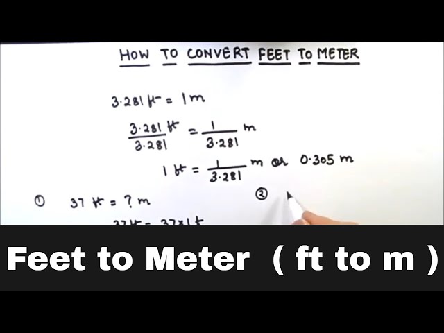 What is 1.68 m in feet? Heres the quick and easy answer you need for conversion.