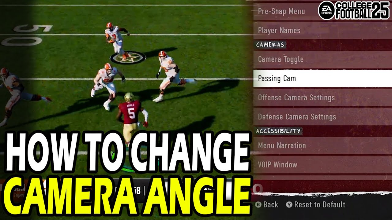 How can you change camera ncaa 25? Follow these easy steps for the best view.